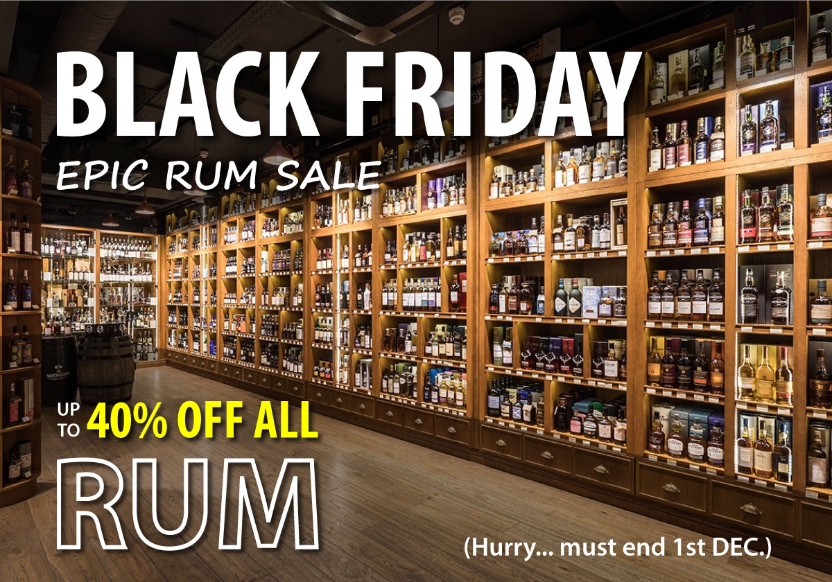 Black Friday Epic Rum Sale | Up to 40% Off All Rum