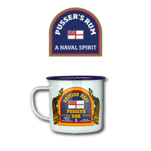 Pussers Rum Enamelled Tin Mug | Limited Edition